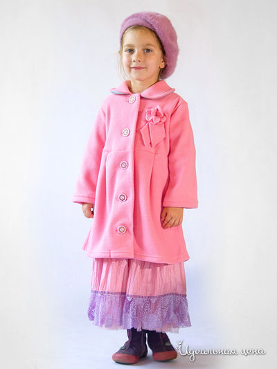 Пальто Микита, цвет розовый, светло-голубой