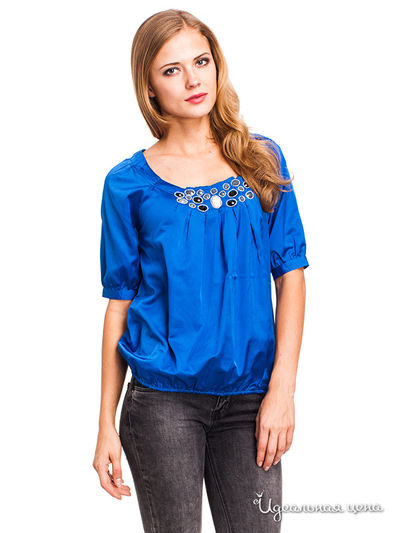 Блуза Mondigo, цвет синий