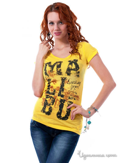Футболка Mondigo, цвет желтая
