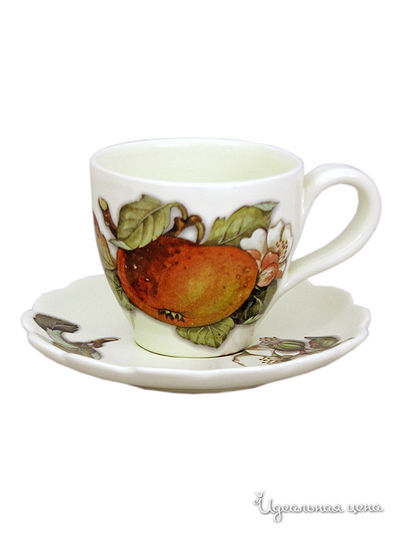 Чашка с блюдцем Nuova Cer, цвет Мультиколор