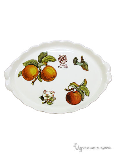 Блюдо овальное, 38х27 см Nuova Cer, цвет Мультиколор