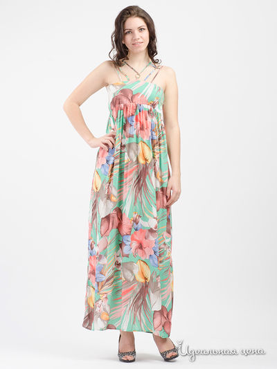 Сарафан Alizee, цвет бледно-розовый, зеленый