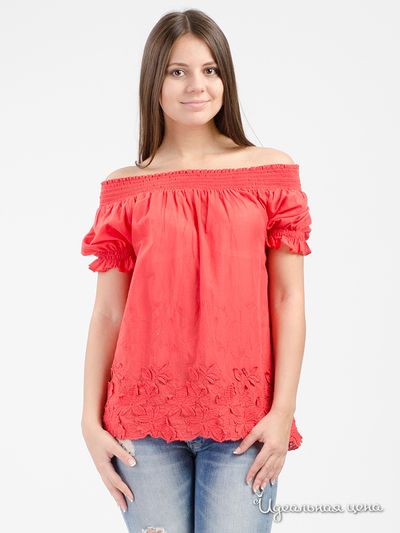 Блуза Sabra, цвет коралловый