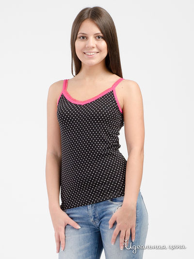 Топ Ikiler, цвет черный, розовый