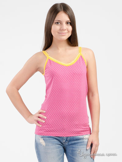 Топ Ikiler, цвет розовый, желтый