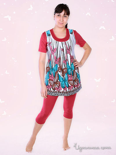 Комплект Alfa, цвет красный, голубой