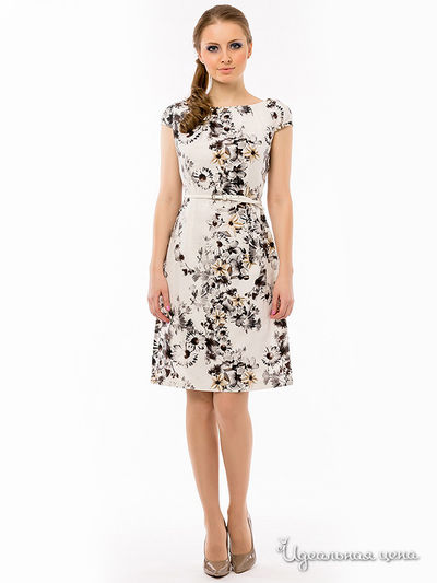 Платье Remix, цвет молочное, черное