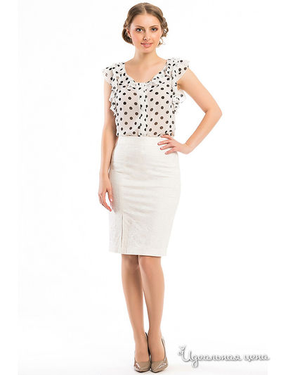 Блуза Remix, цвет молочная