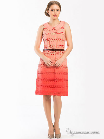 Платье Remix, цвет коралловый купон