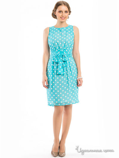 Платье Remix, цвет голубой, белый