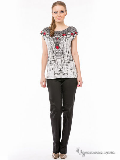 Туника Remix, цвет белый, красный