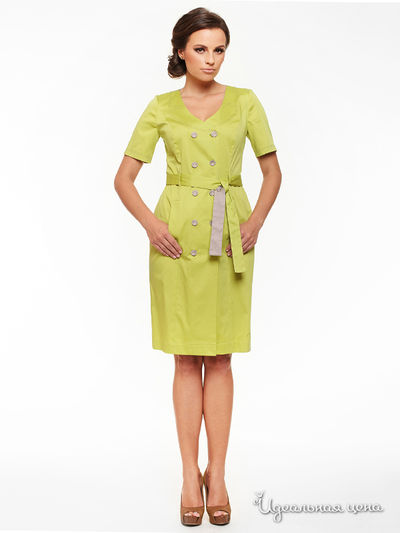 Платье E. Levy, цвет зеленый