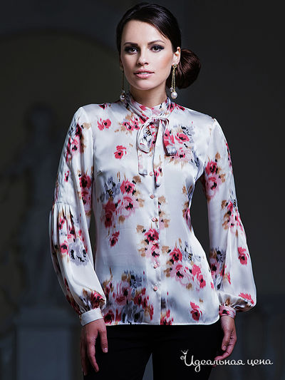 Блуза E. Levy, цвет мультиколор