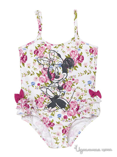 Купальник PlayToday, цвет белый, розовый