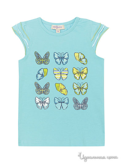 Футболка PlayToday, цвет голубой