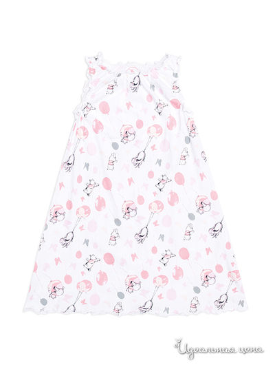 Сорочка S’COOL!, цвет белый, розовый, серый