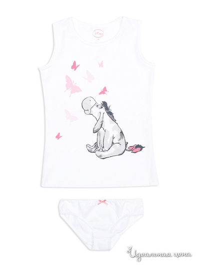 Комплект: майка, трусы S’COOL!, цвет белый