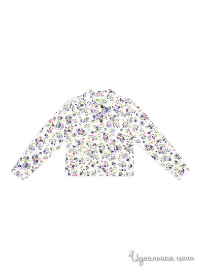 Куртка S’COOL!, цвет белый, фиолетовый, розовый, салатовый