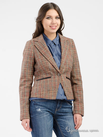 Жакет Tom Tailor, цвет коричневый