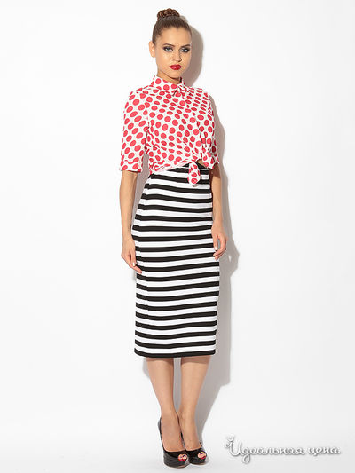 Юбка Tutto Bene, цвет белый, черный