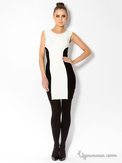 Платье Tutto Bene, цвет белое, черное