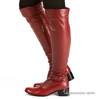 Ботфорты Gode, цвет цвет красный