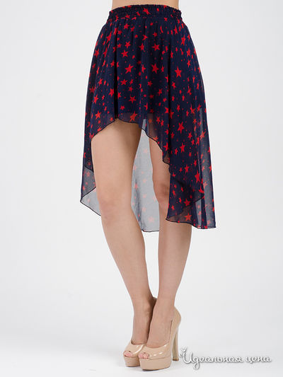Юбка Kontatto, цвет синий, красный