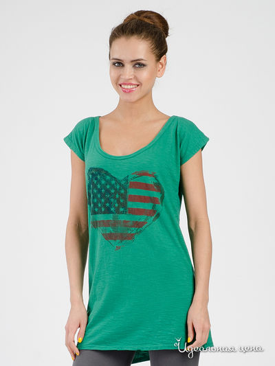 Футболка Kontatto, цвет зелёный, черный, красный