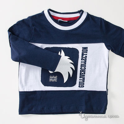 Футболка Gulliver, цвет цвет синий / белый