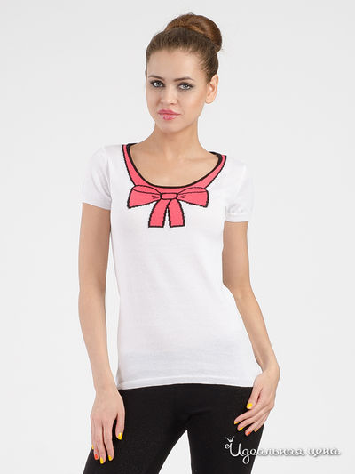 Футболка Kontatto, цвет белый, коралловый