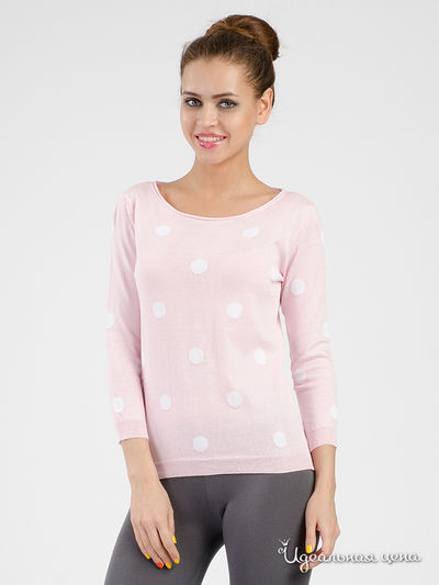 Джемпер Kontatto, цвет розовый, белый