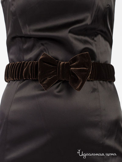 Пояс Kontatto, цвет темно-коричневый