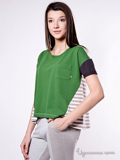 Джемпер Formalab, цвет зеленый, темно-серый