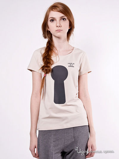 Футболка Formalab, цвет бежевый