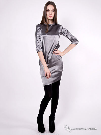 Платье Formalab, цвет черный, серебряный