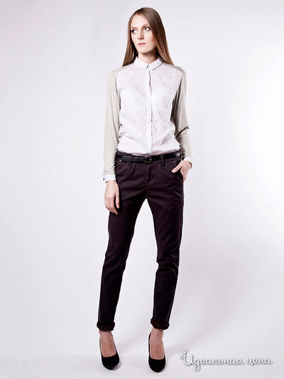 Блуза Formalab, цвет белый, бежевый