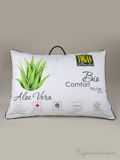 Подушка 50x70 см Togas, цвет белый