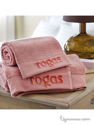 Полотенце, 50x100 см Togas, цвет розовый