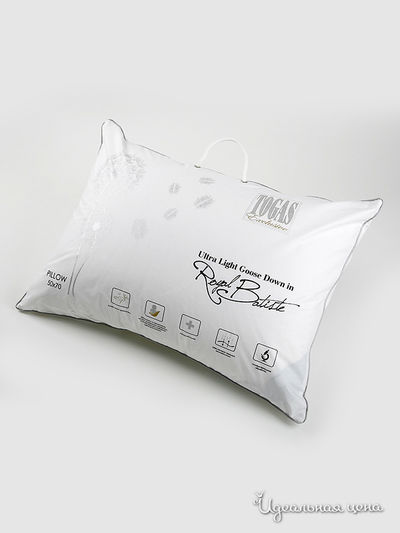 Подушка, 50x70 см Togas, цвет Белый