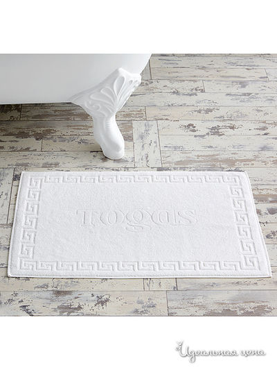 Коврик для ванной 50x80 см Togas, цвет белый