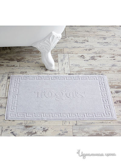 Коврик для ванной 50x80 см Togas, цвет серый