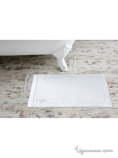 Коврик для ванной 50x80 см Togas, цвет белый