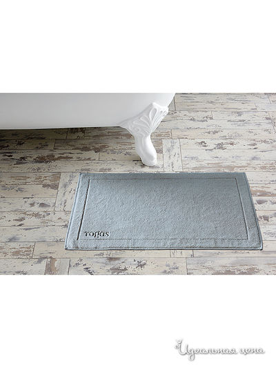 Коврик для ванной 50x80 см Togas, цвет серый