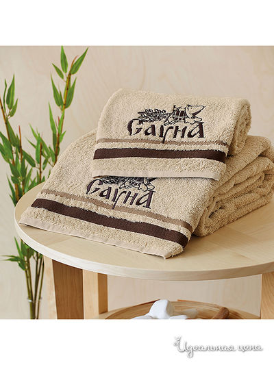 Полотенце 70x180 см Togas, цвет бежевый, коричневый