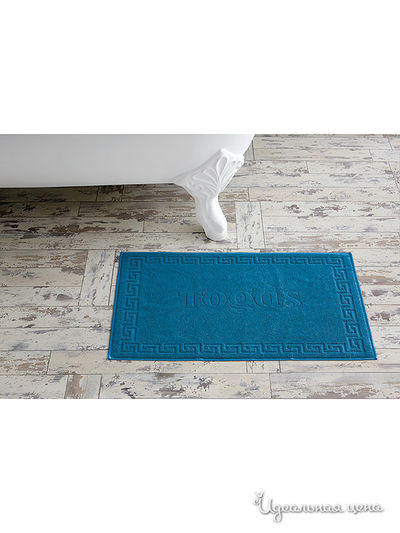 Коврик для ванной 50x80 см Togas, цвет синий