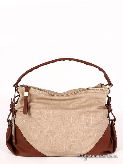 Сумка Pepe Moll, цвет бежевый с коричневым