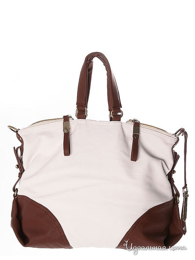 Сумка Pepe Moll, цвет белый с коричневым