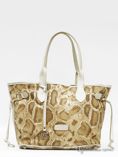 Сумка Pepe Moll, цвет бежевый питон