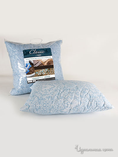 Подушка, 70х70 см Classic by T., цвет голубой