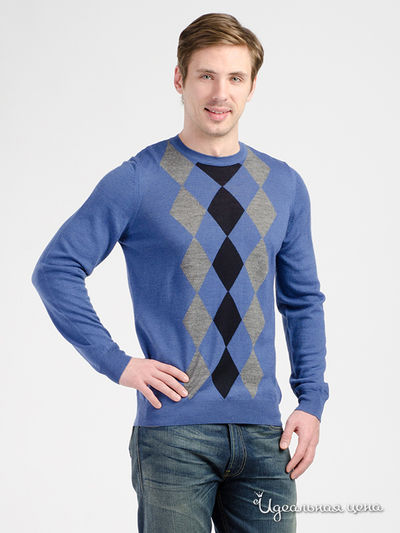 Джемпер Lario Covaldi, цвет синий, черный, серый